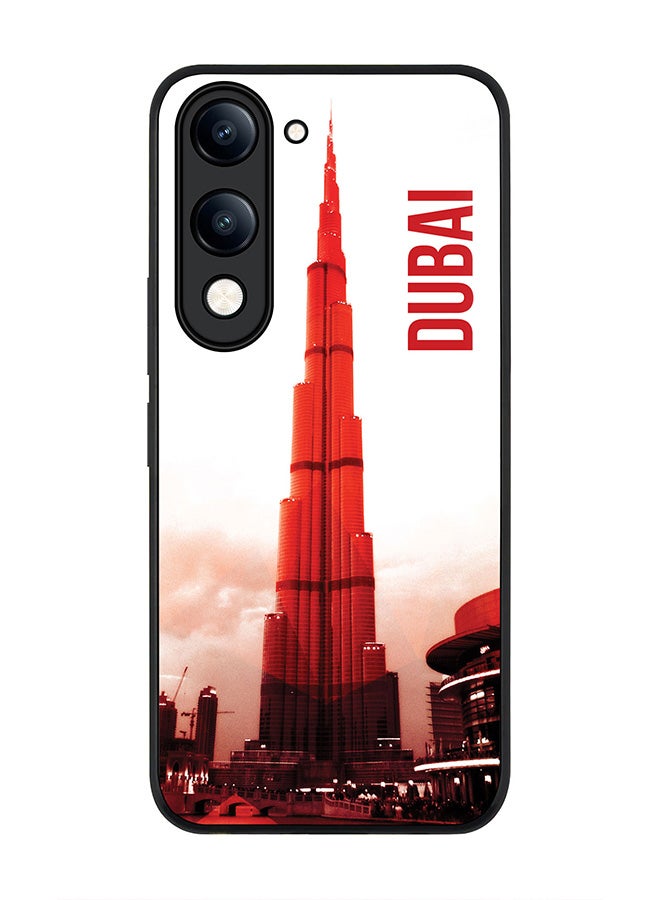 Stylizedd غطاء لجهاز vivo Y29s 5G / Y19s 5G، حماية كاميرا رفيعة، غطاء هاتف مقاوم للصدمات رقيق - دبي - برج خليفة - Image 1
